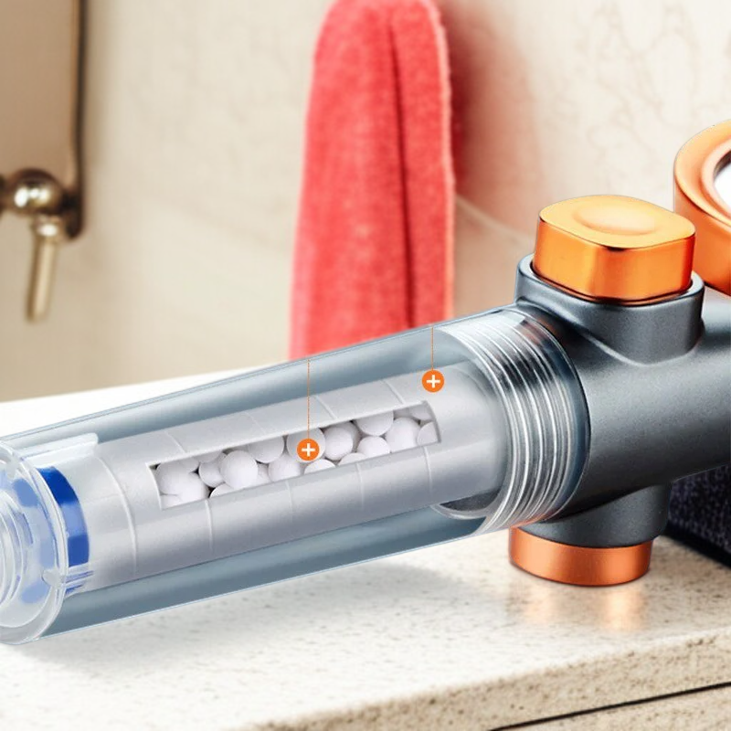 日本製3段階圧力調節クロロフィル除去美肌シャワーヘッド