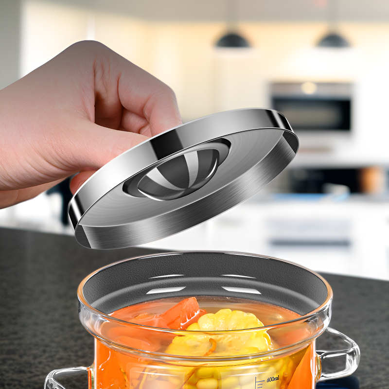 Olla de cocina transparente para el hogar