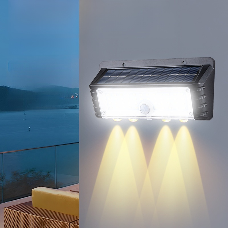 Home Garden Solar Sensor Wall Light