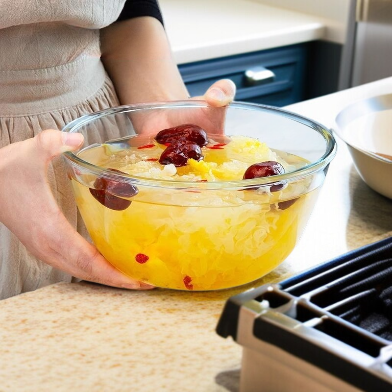 High borosilicate glass basin heat-resistant baking and basin household kitchen utensils mixing stuf