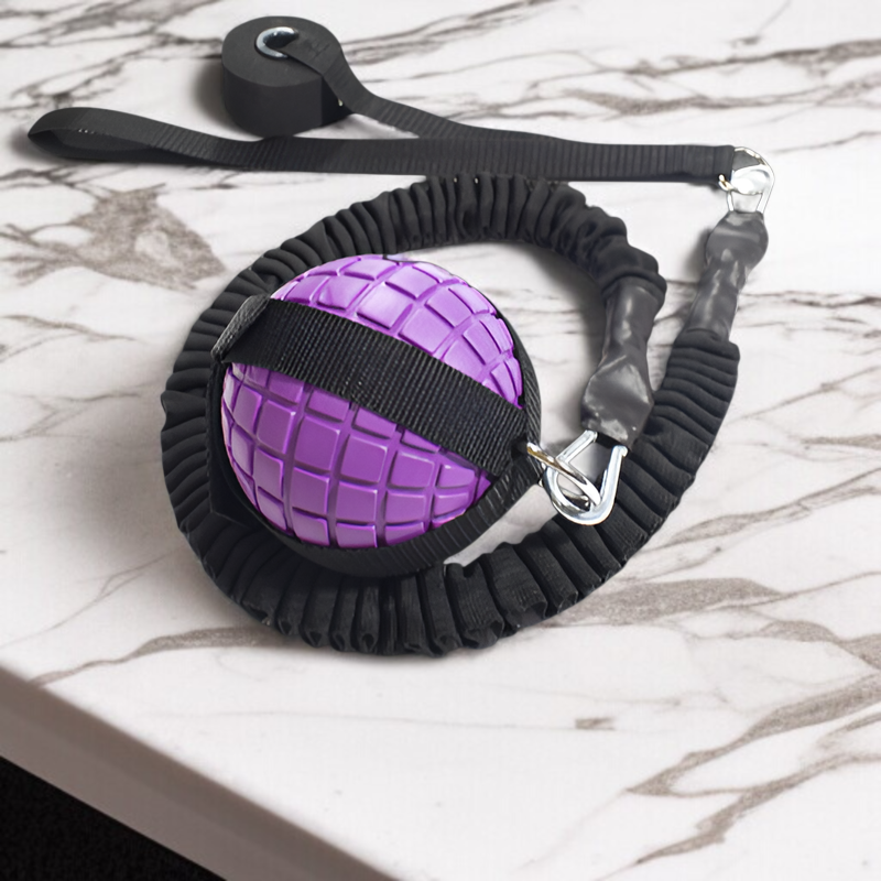 实心球训练辅助 训练绳 力量训练 运动健身器材 瑜伽深蹲训练