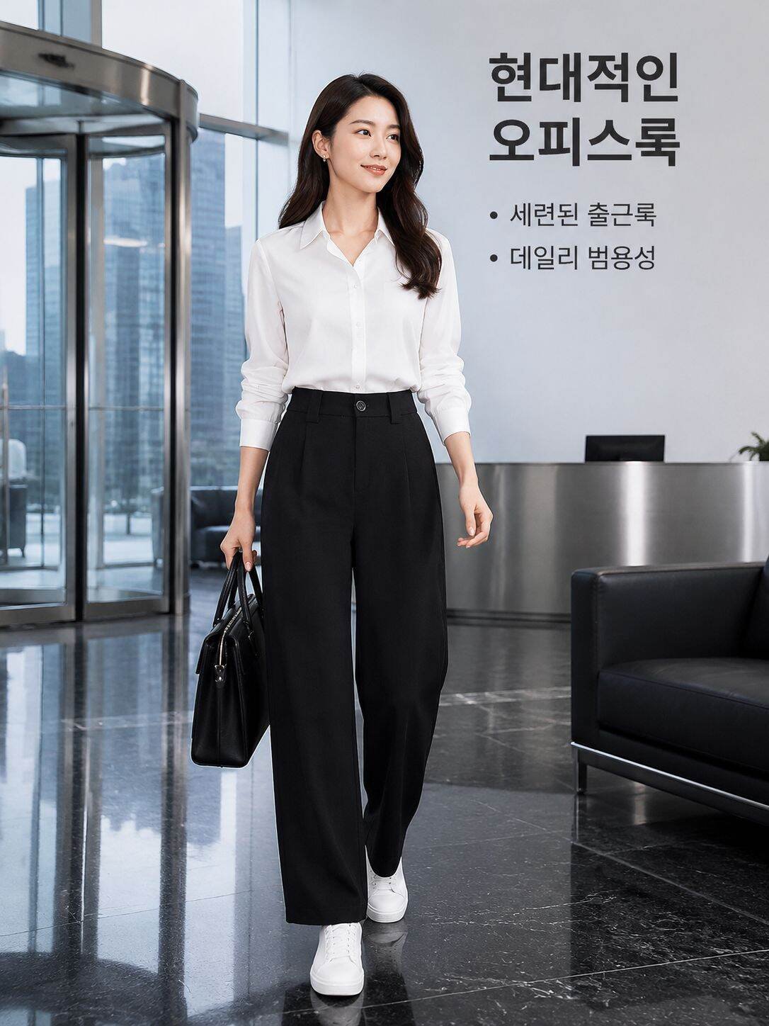 여름 슬랙스 무바지 밴딩 풍선 캐주얼 팬츠녀 무바지 와이드 슬림핏 팬츠