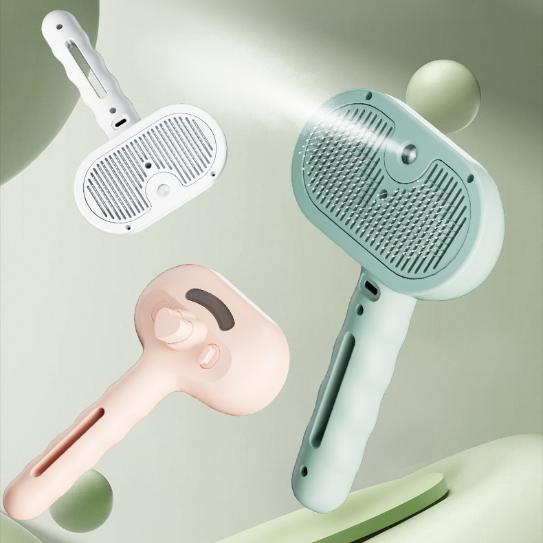 반려동물 스프레이 브러쉬 고양이 강아지 털날림 방지 빗