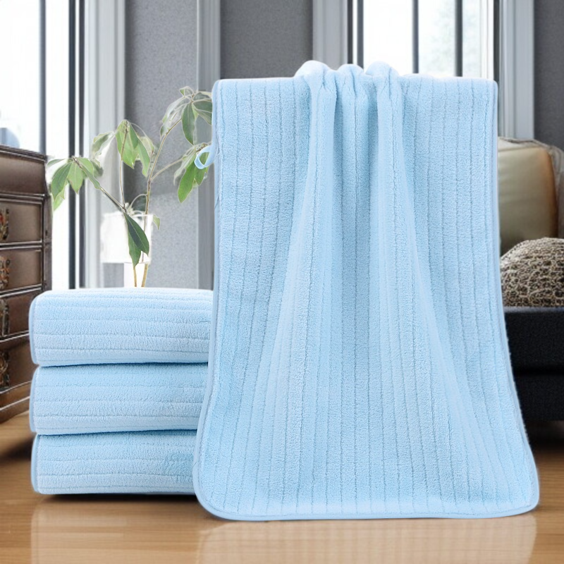 코랄 잔 가느다란 타월