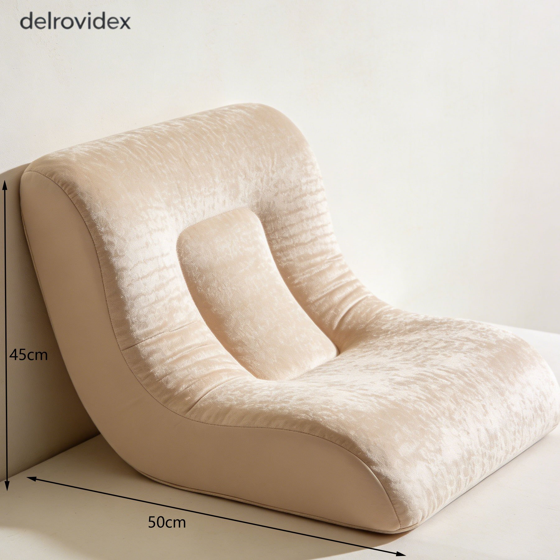 柔らかい素材の怠け者用クッション