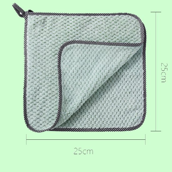 Toalla de microfibra coralina anti-grasa