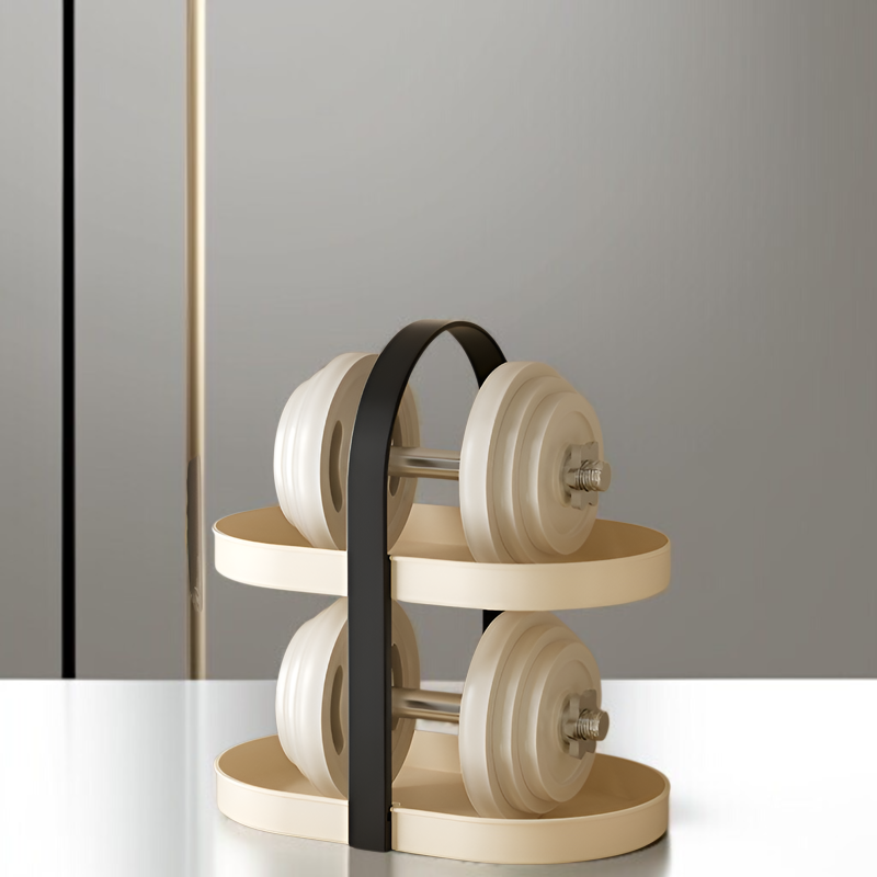 ティーカップマグコーヒーカップデスクトップティーテーブルカップホルダー防塵軽量高級シンプル多層パンチフリーフロア収納ラック