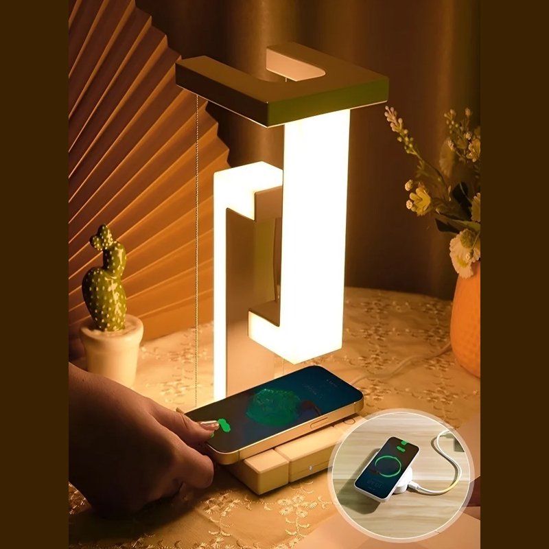 Wireless charging pendant light table lamp