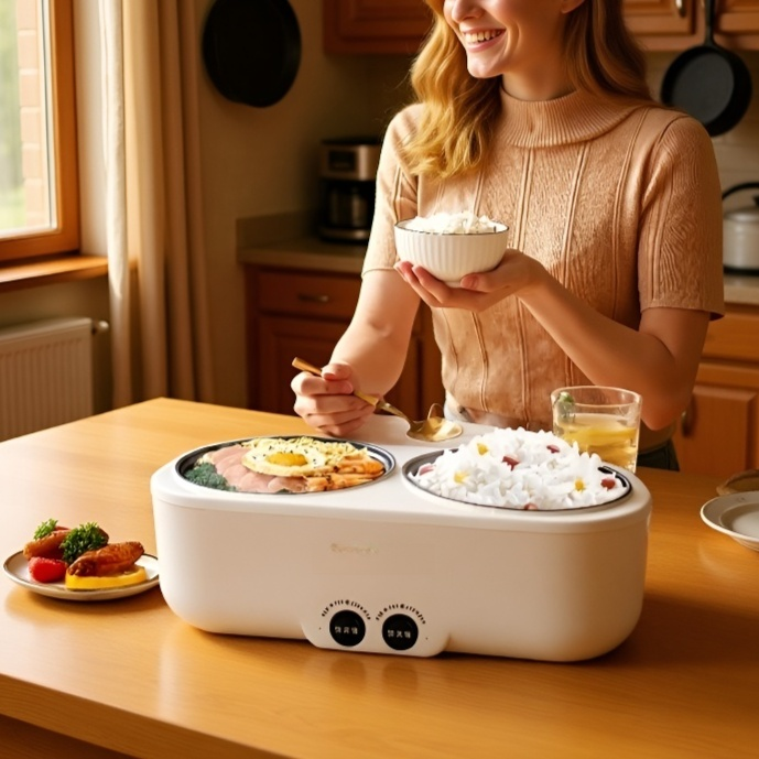 8시간 보온 독립 이중 내솥 전기밥솥