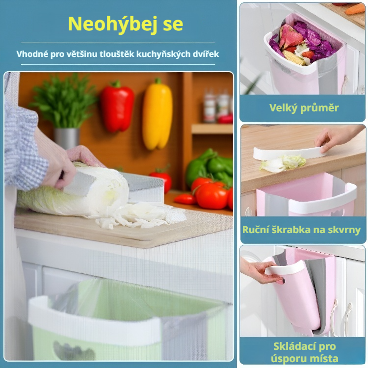 Skládací odpadkový