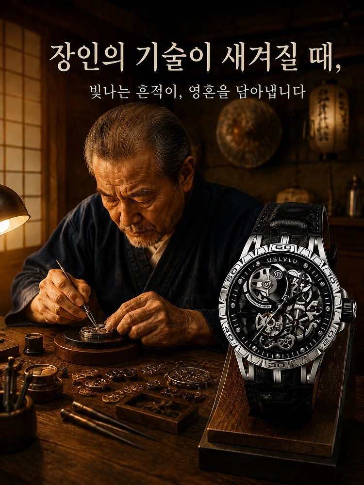 【1+1特价】리미티드 에디션 스켈레톤 워치