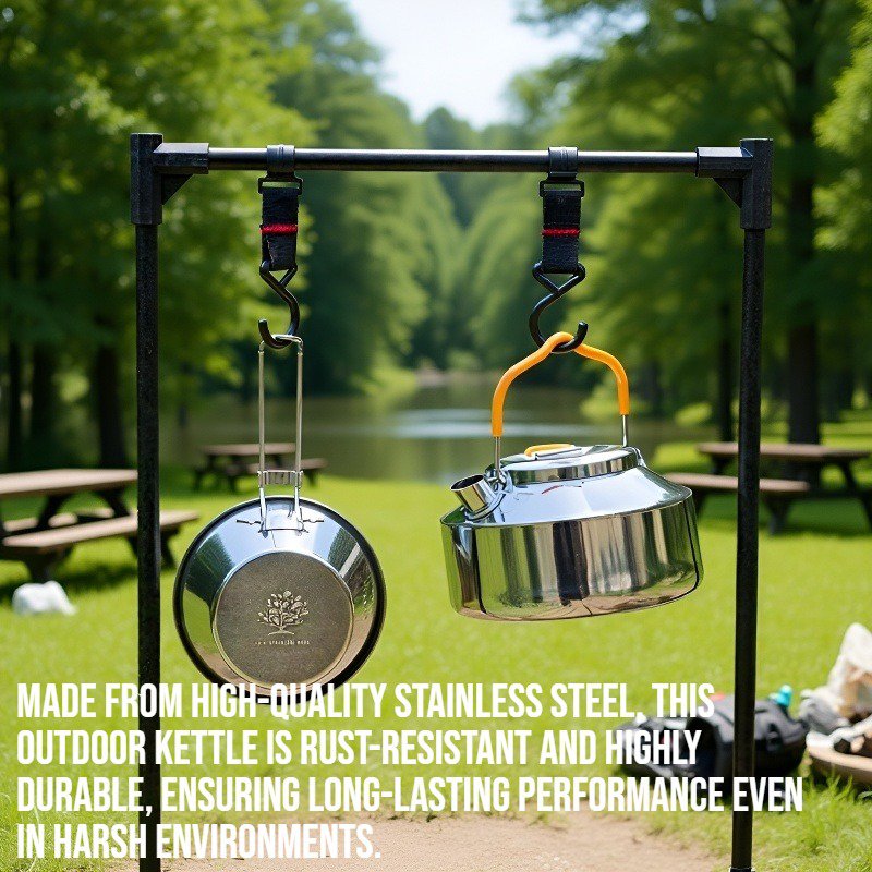 Stainless steel outdoor kettle