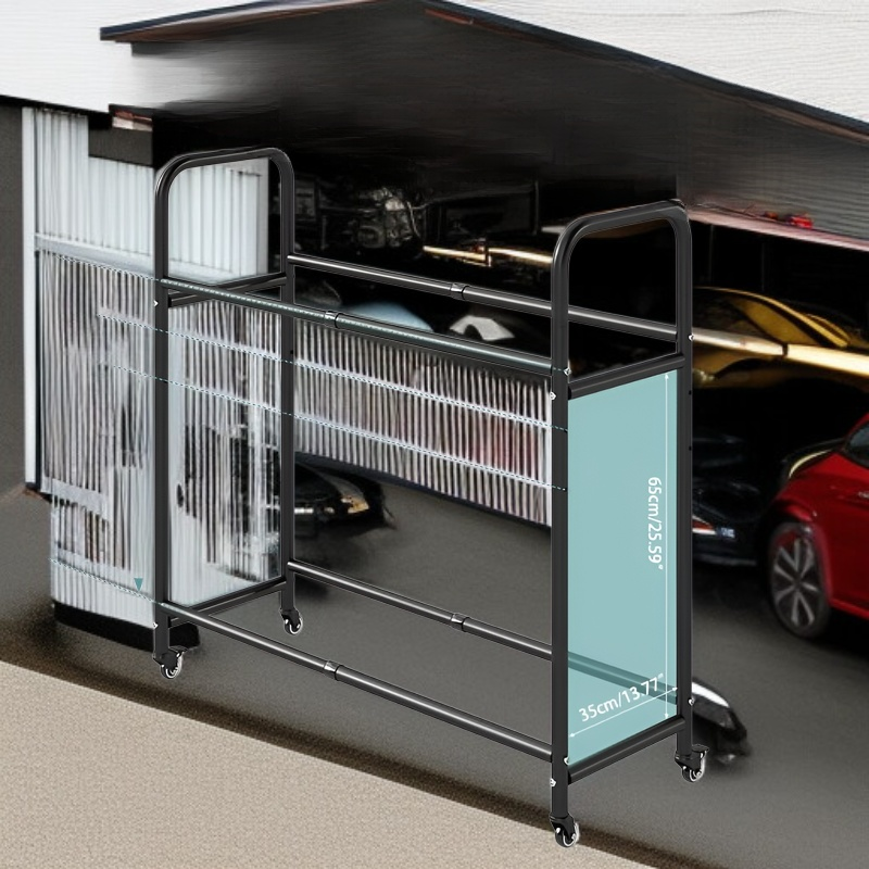Organizador de neumáticos para garaje y taller