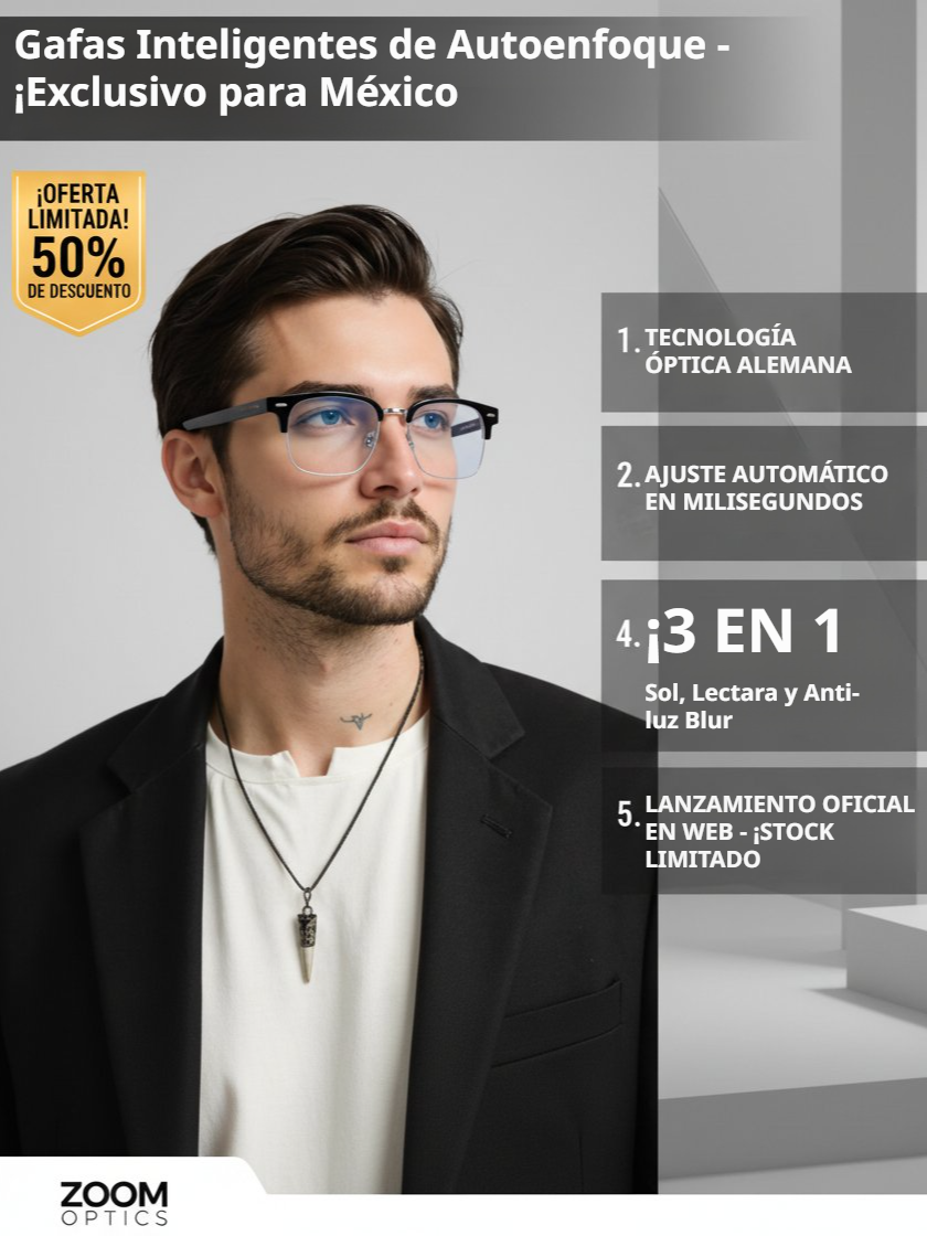 Protege tus ojos con inteligencia: Filtro azul y enfoque automático en un diseño único.