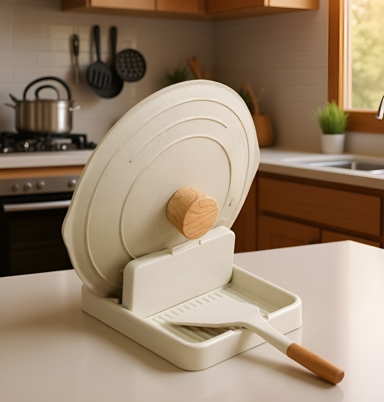 複数の鍋蓋を収納できるラック