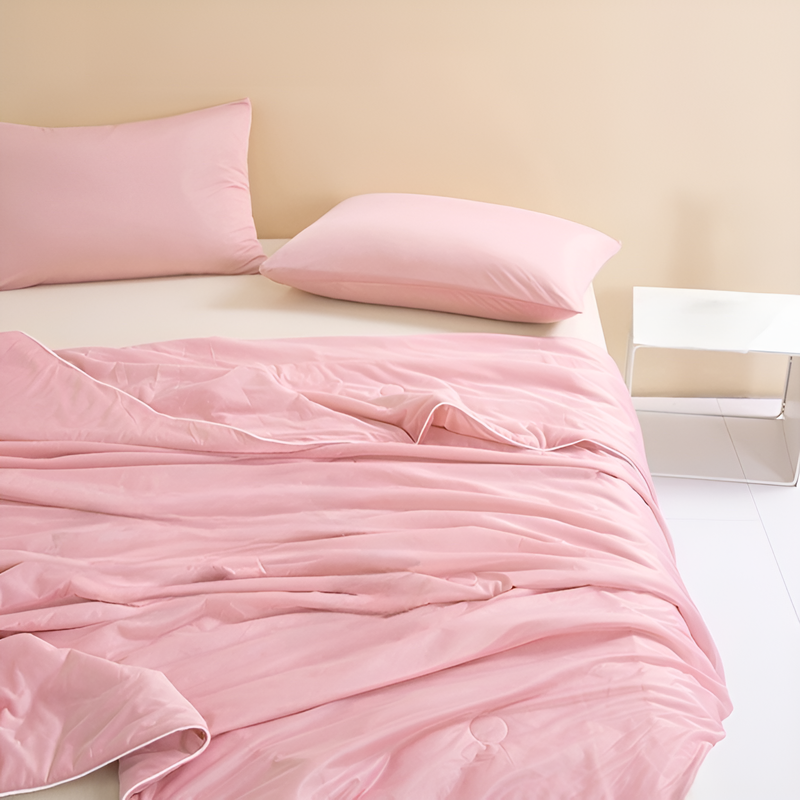 涼感シルクサマーキルト