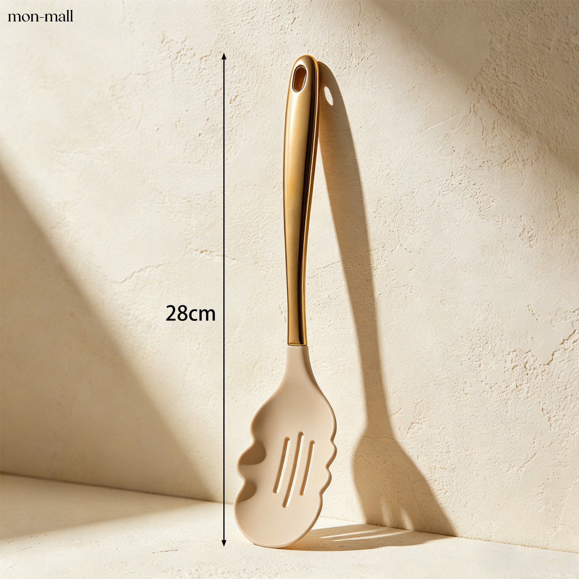 Non-toxic kitchen spatula on countertop