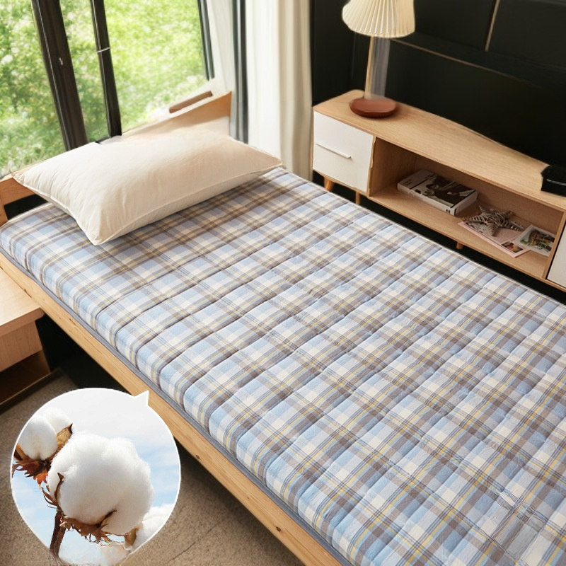 Dormitorio individual colchón de algodón suave funda de colchón tatami cama colchón sabana