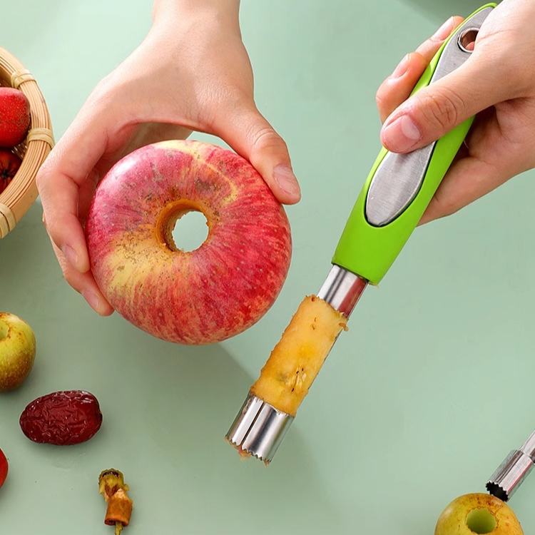 PP手柄不鏽鋼去核器套裝