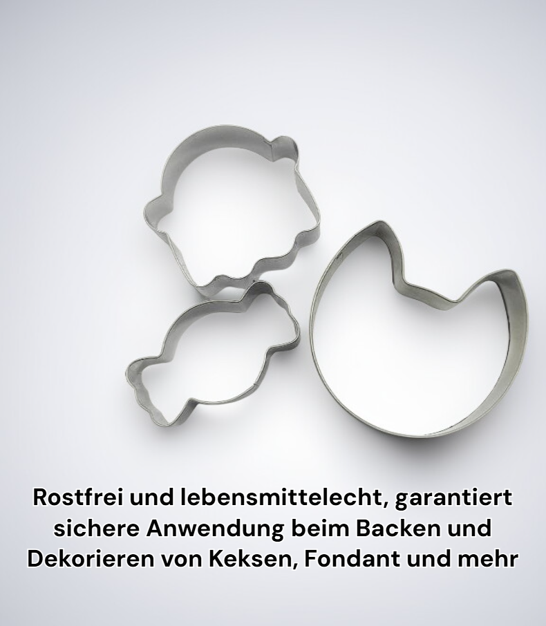 Halloween-Ausstechformen aus Edelstahl – verschiedene gruselige Motive