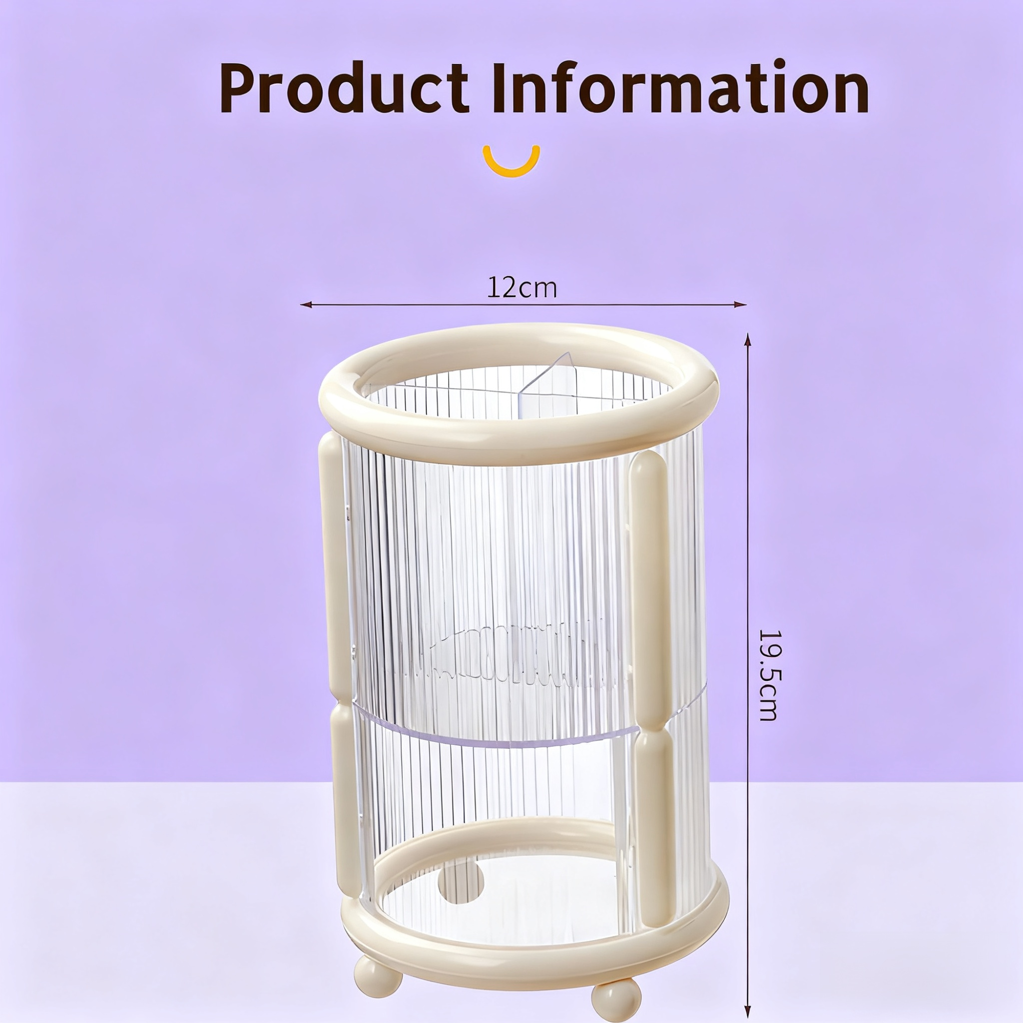  Makeup Brush Storage Holder, Lipstick, Eyebrow Pencil, Powder Compact Organizer