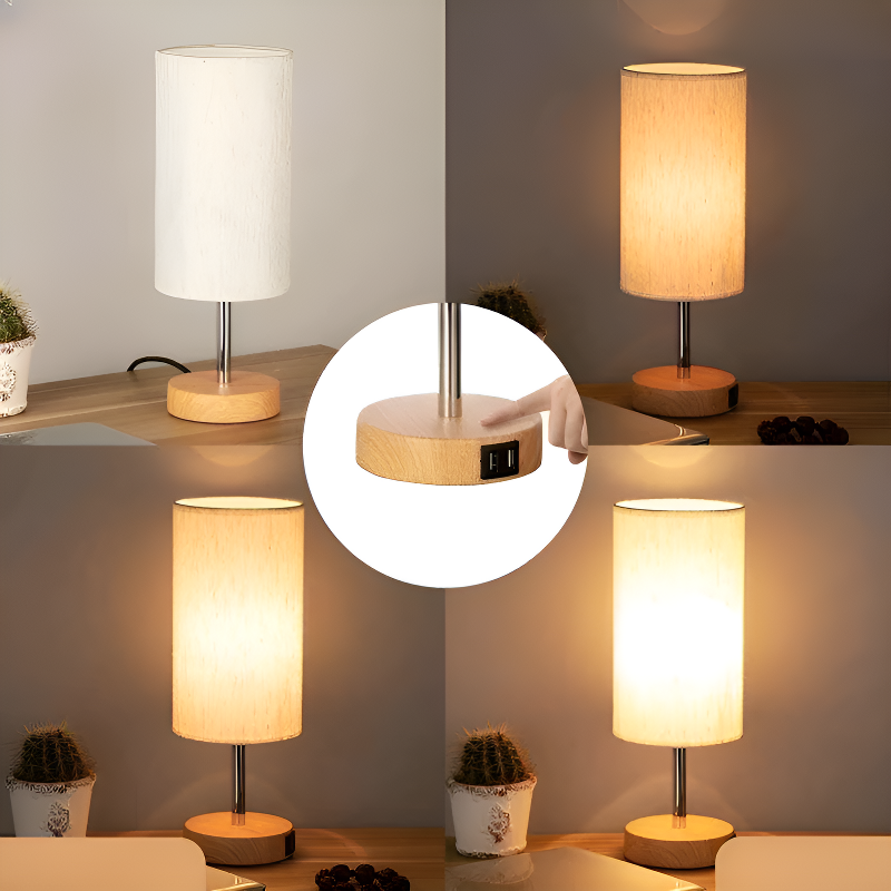 Lámpara portátil nocturna recargable por USB