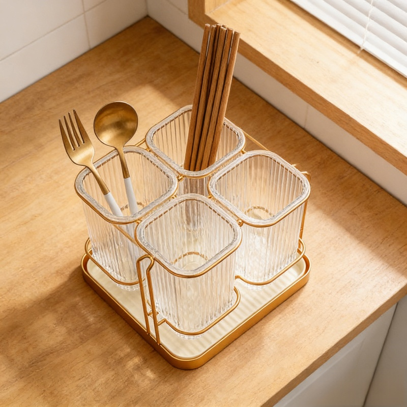 Wandhängender Haushalts-Essstäbchenbehälter