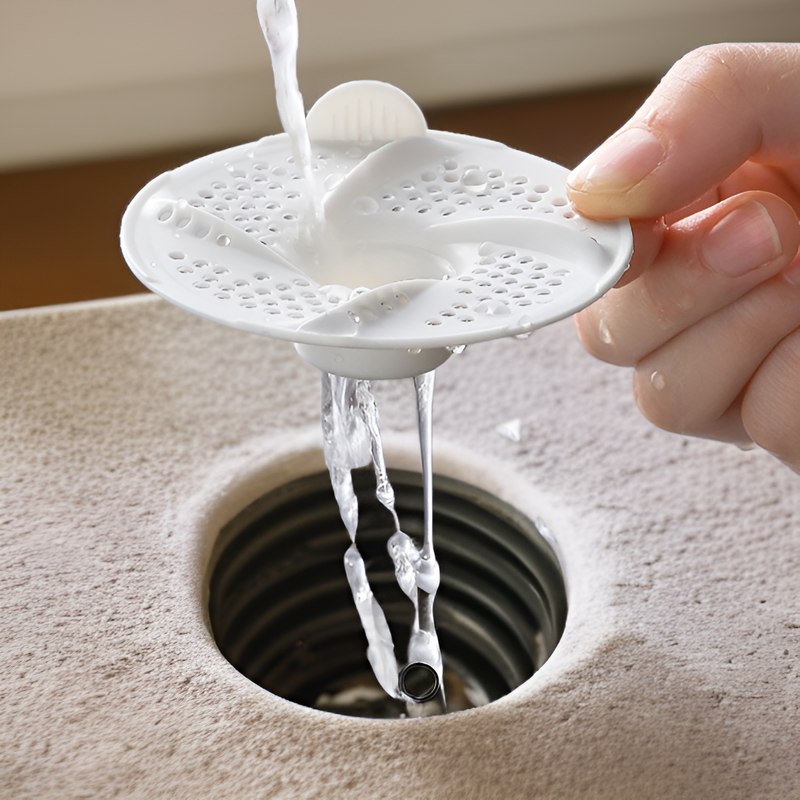 バスルーム用防臭渦巻き排水口カバー