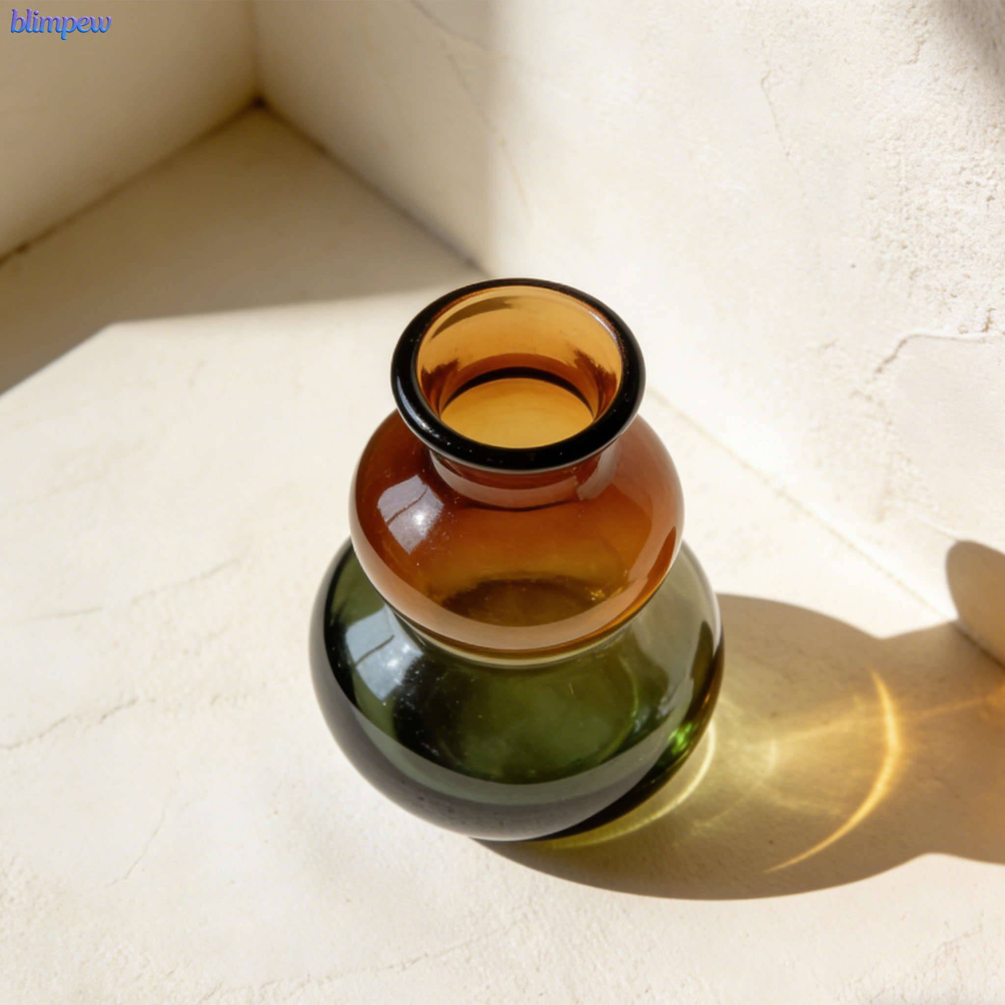 Gourd-Shaped Glass Vases (Set of 3)