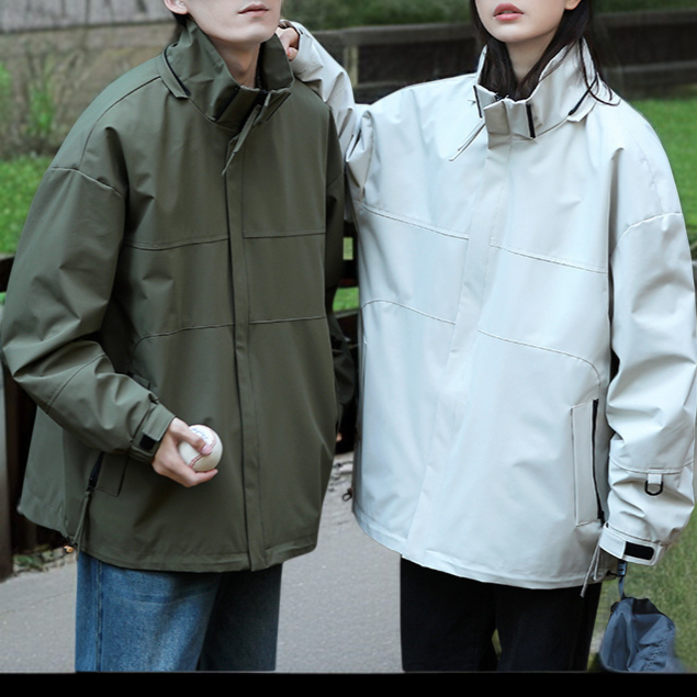 アメリカン・アウトドア・パンチングジャケット 防水機能フード付きアウトドアウィンドブレーカー パンチングジャケット防水フード付き機能アウトドアギア
