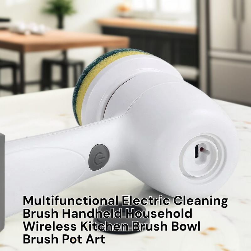 Cepillo eléctrico portátil para lavar platos, ollas y utensilios
