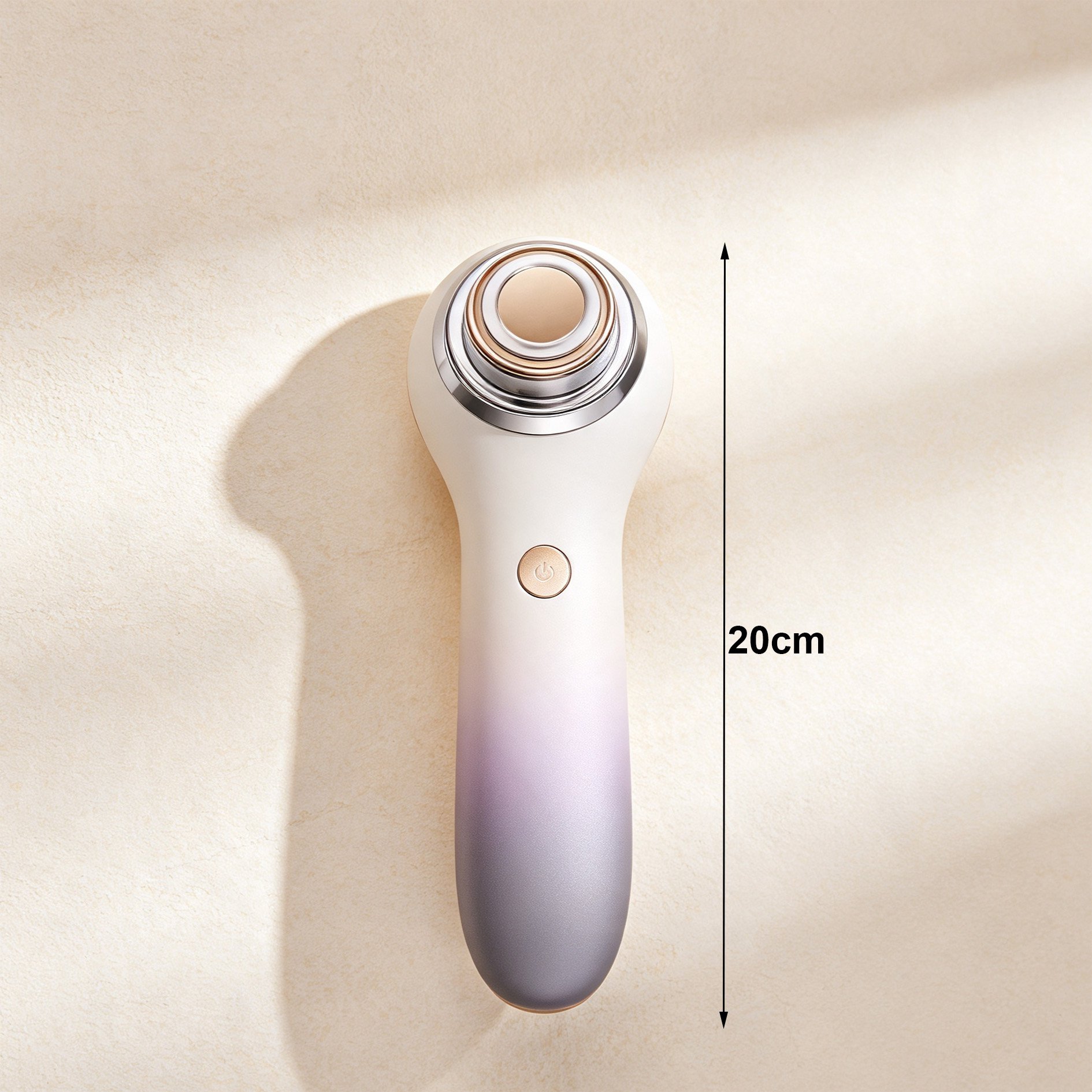 Before and after results with the Gradient Facial Beauty Device
