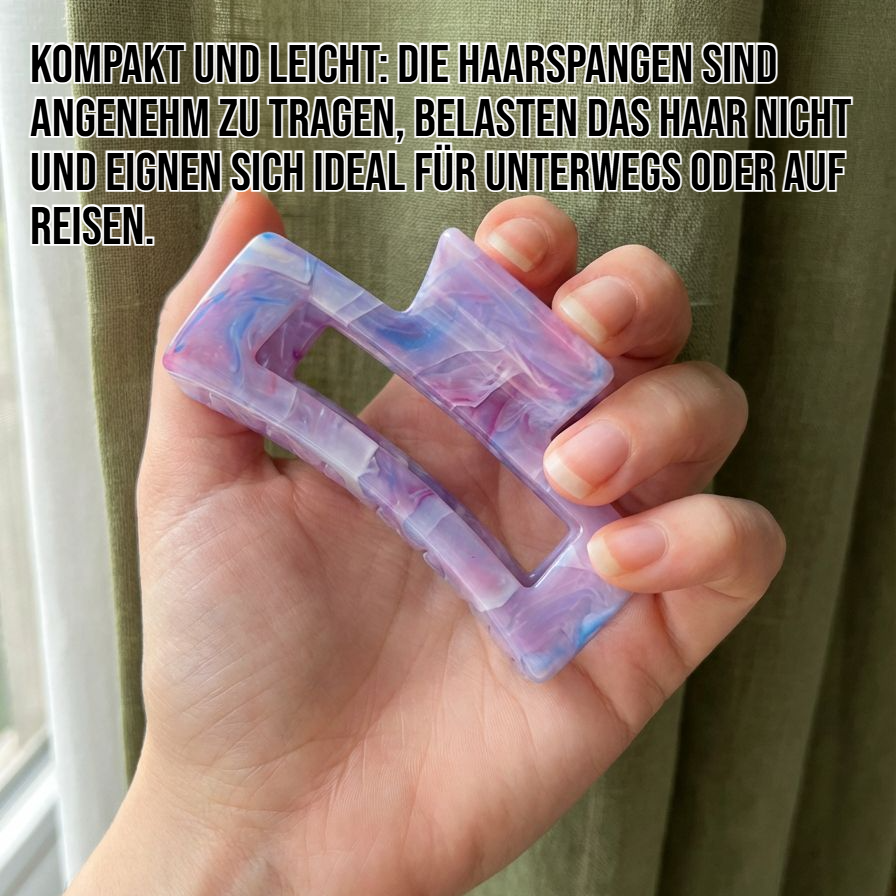 Elegante Haarclips im minimalistischen Design