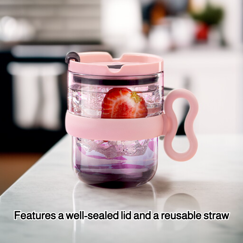 Glass with lid