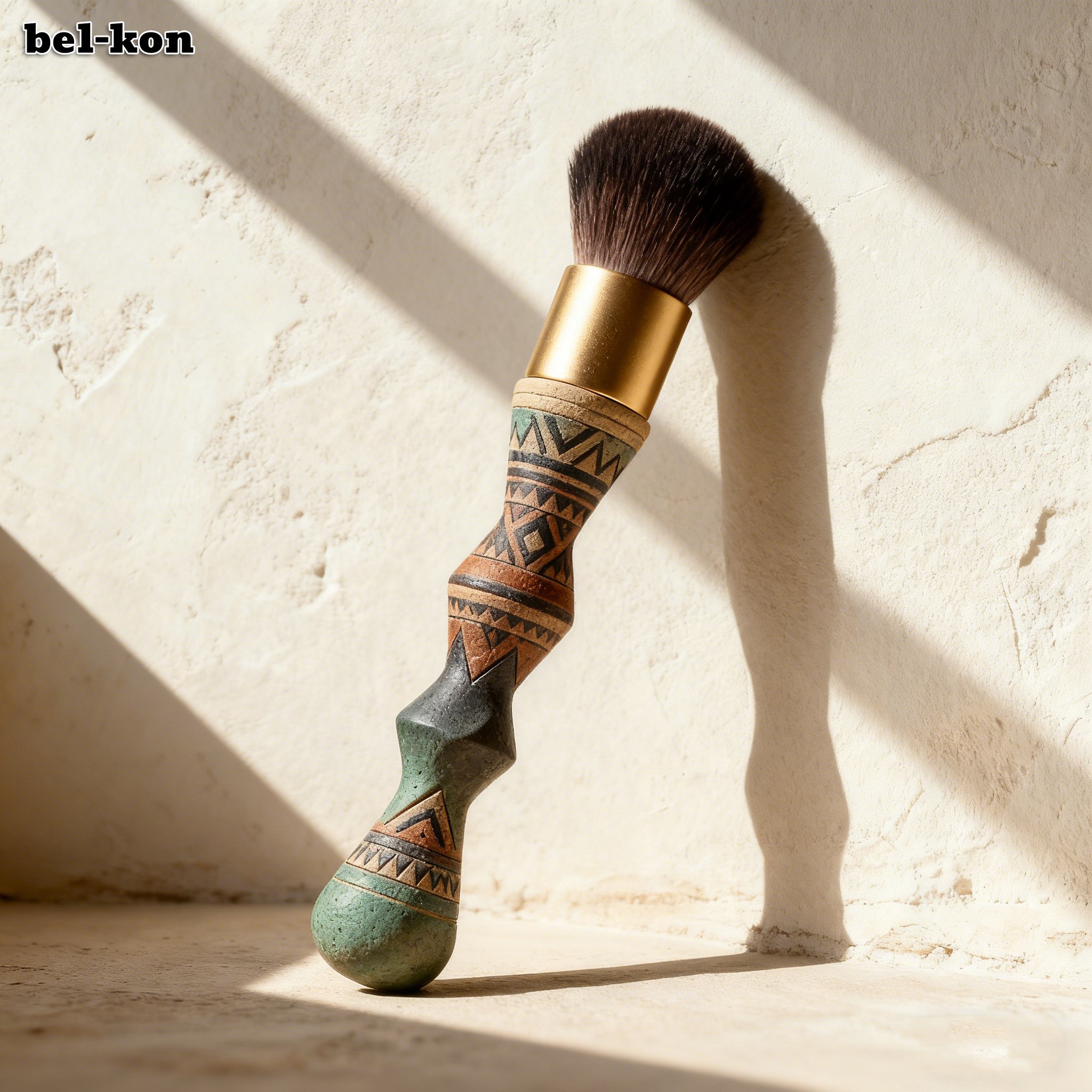 แปรงลงรองพื้นหัวแบนมุมเฉียง (แพ็ค 3 ชิ้น)