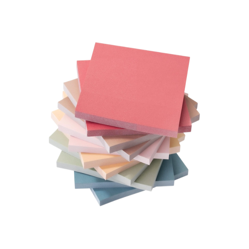Solid Color Vintage Style Sticky Notes