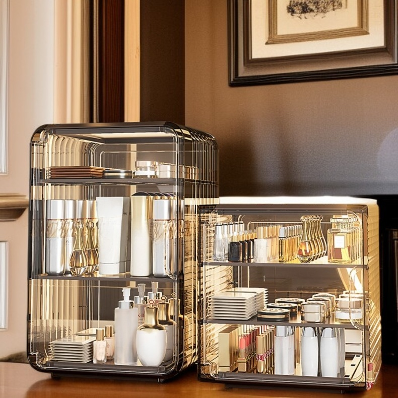 Transparent Acrylic Lipstick & Facial Mask Organizer