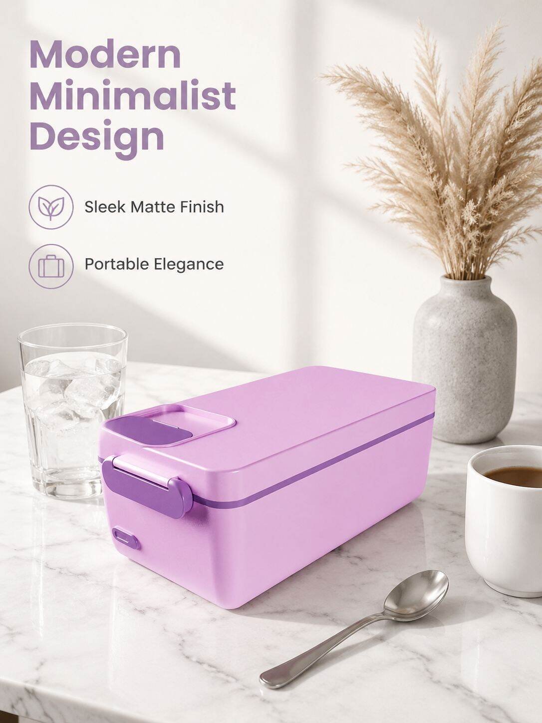 Rechargeable Large Capacity 304 Stainless Steel Electric Lunch Box