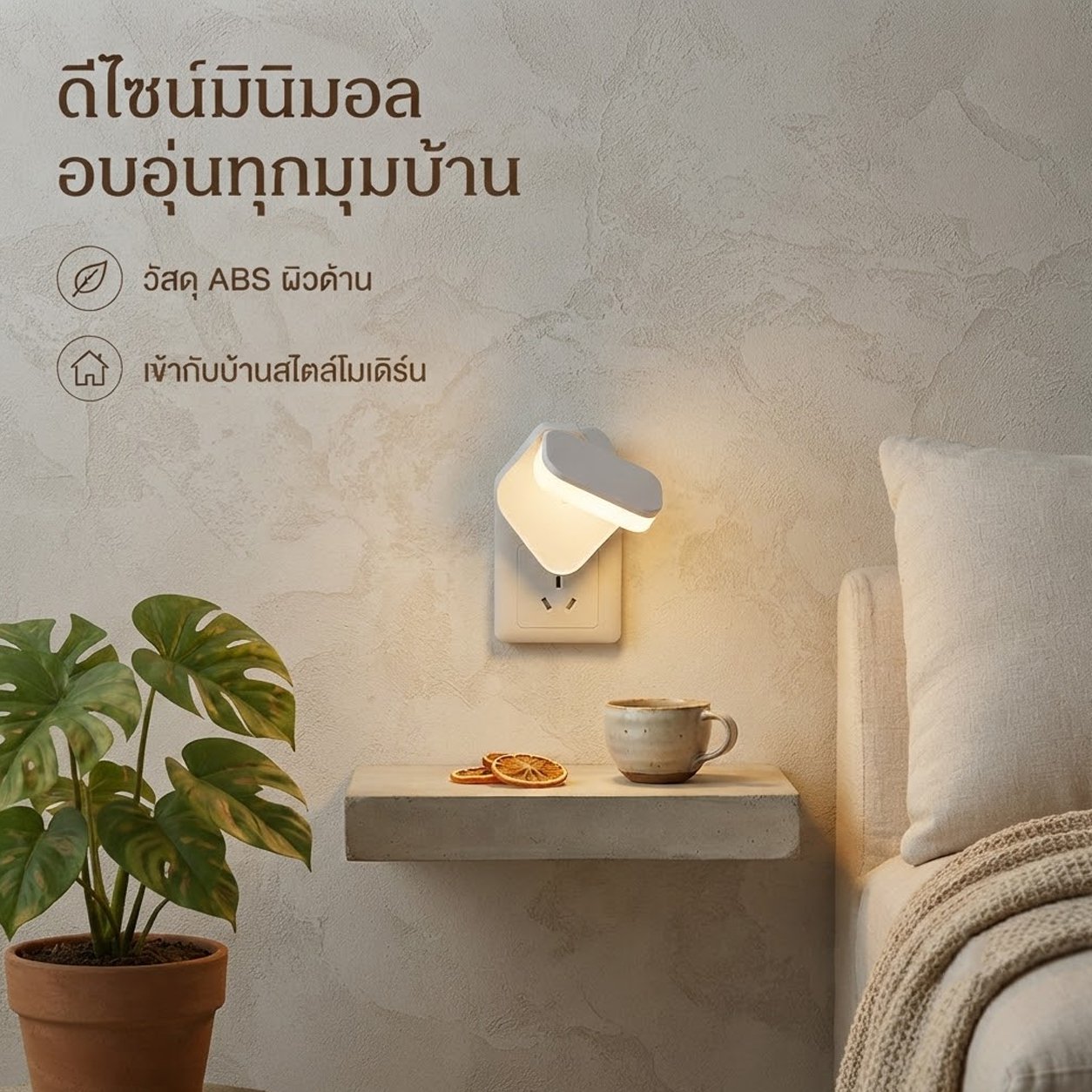โคมไฟกลางคืนแบบเสียบปลั๊กสำหรับเด็กทารก ป้องกันดวงตา ควบคุมด้วยรีโมท สำหรับให้นมบนหัวเตียง