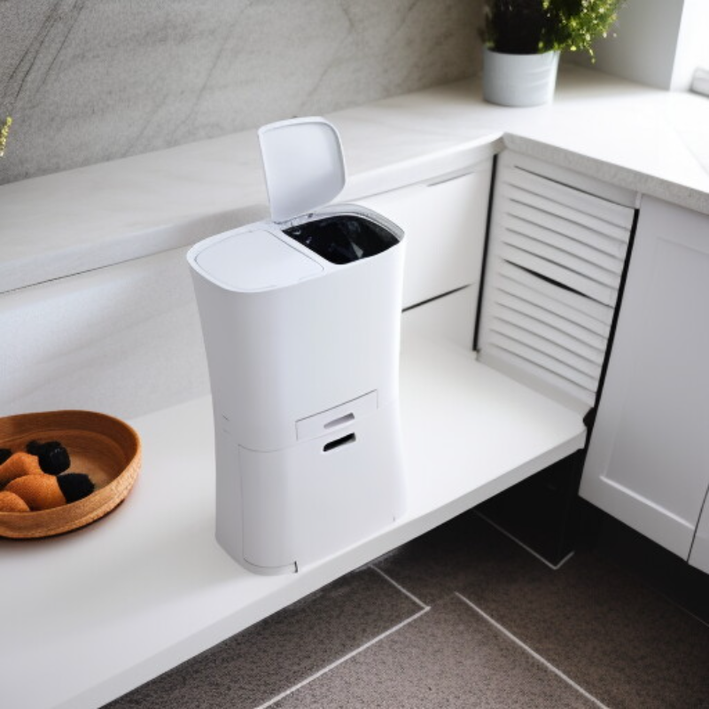 Haushalts-Mülleimer mit Trocken-Nass-Trennung