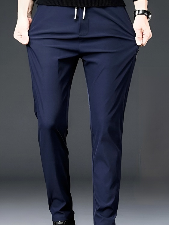 Pantalones largos de negocios ligeros de otoño