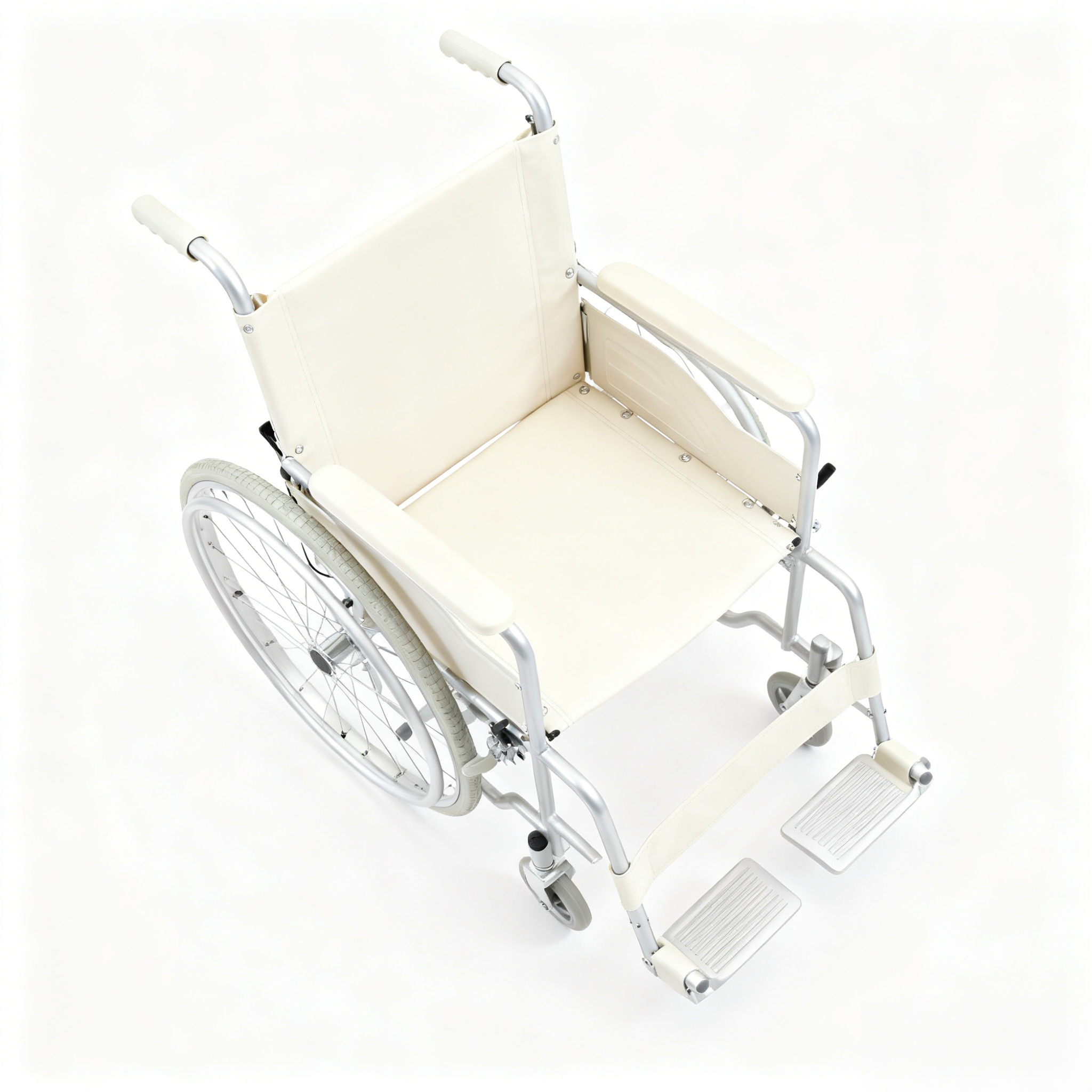 軽量折りたたみ車椅子の全体画像
