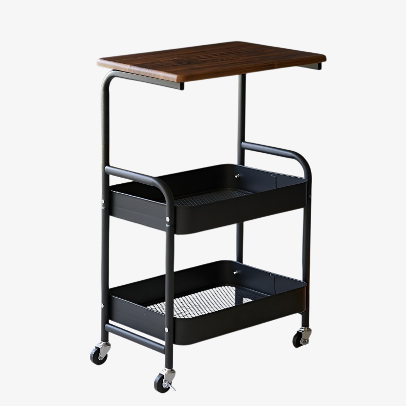 Mehrstöckiger Gemüse-Obst-Buchaufbewahrungstrolley für Wohnzimmer und Küche