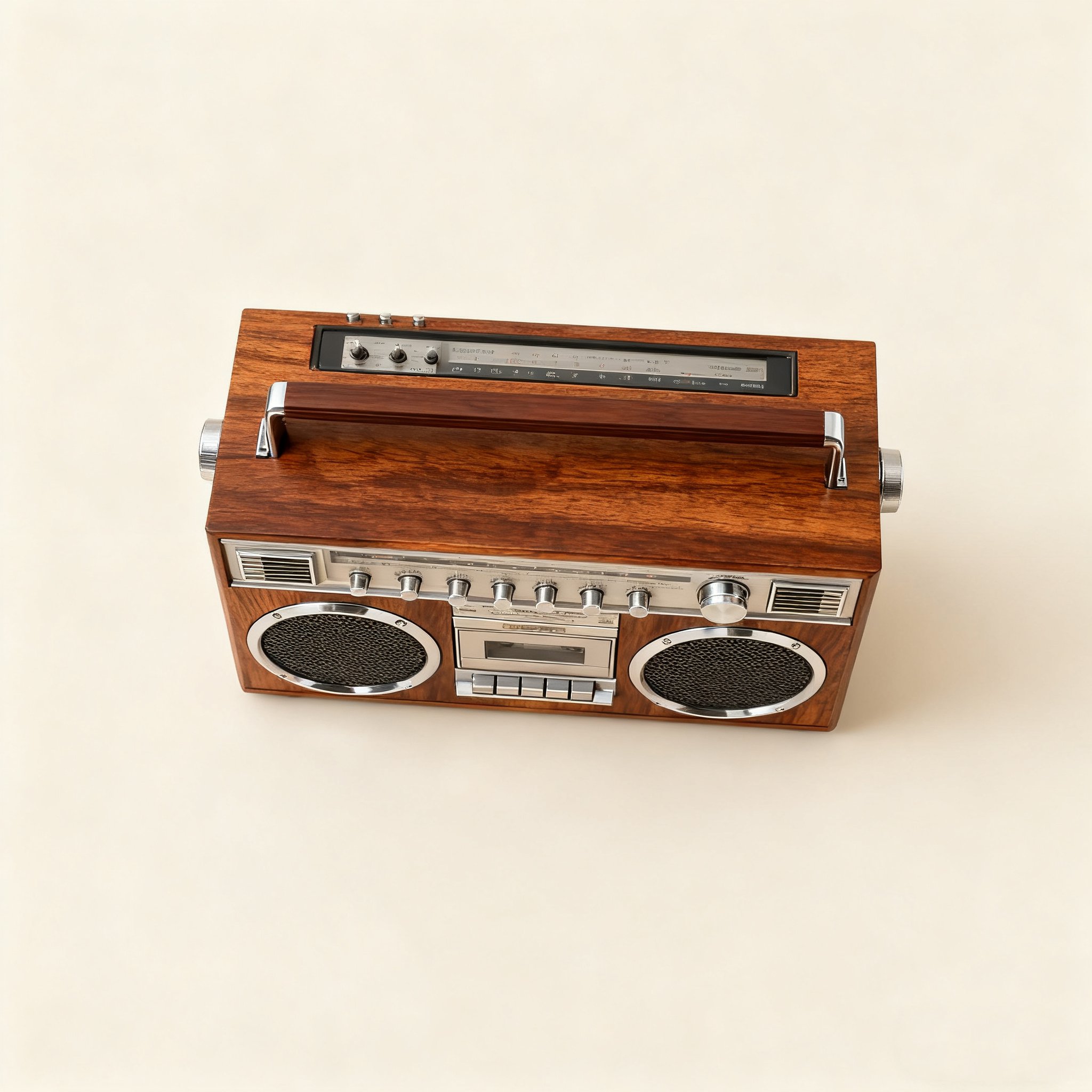 세련된 포터블 오디오 제품 측면