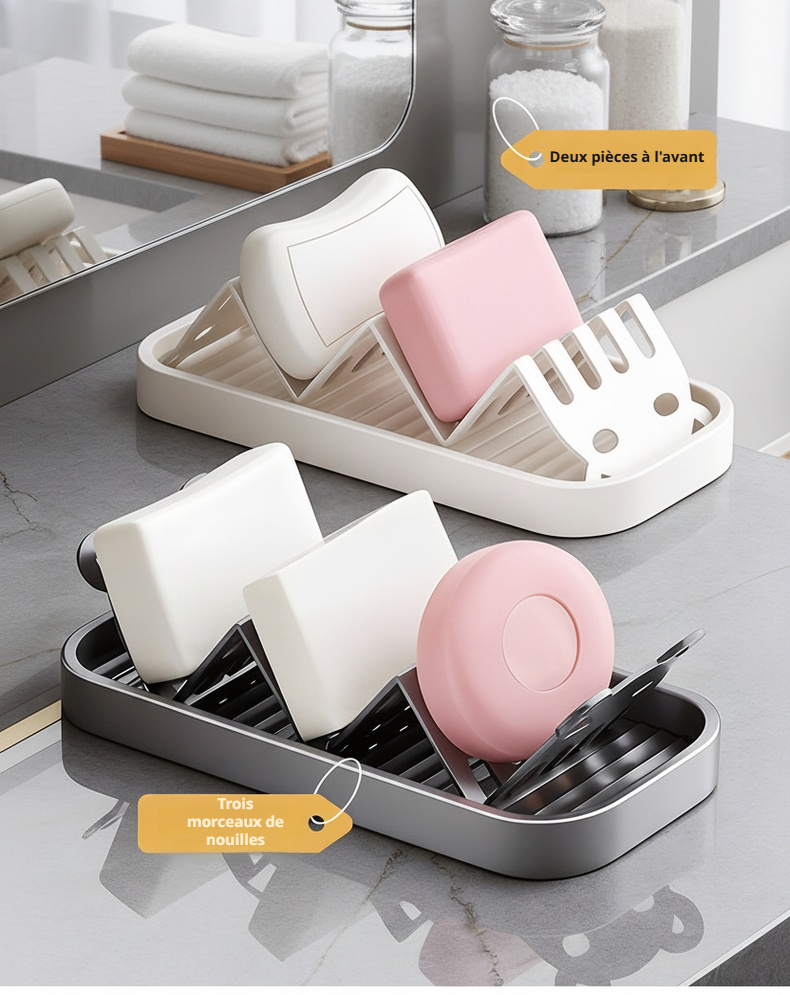 Support à savon design moderne pour salle de bain
