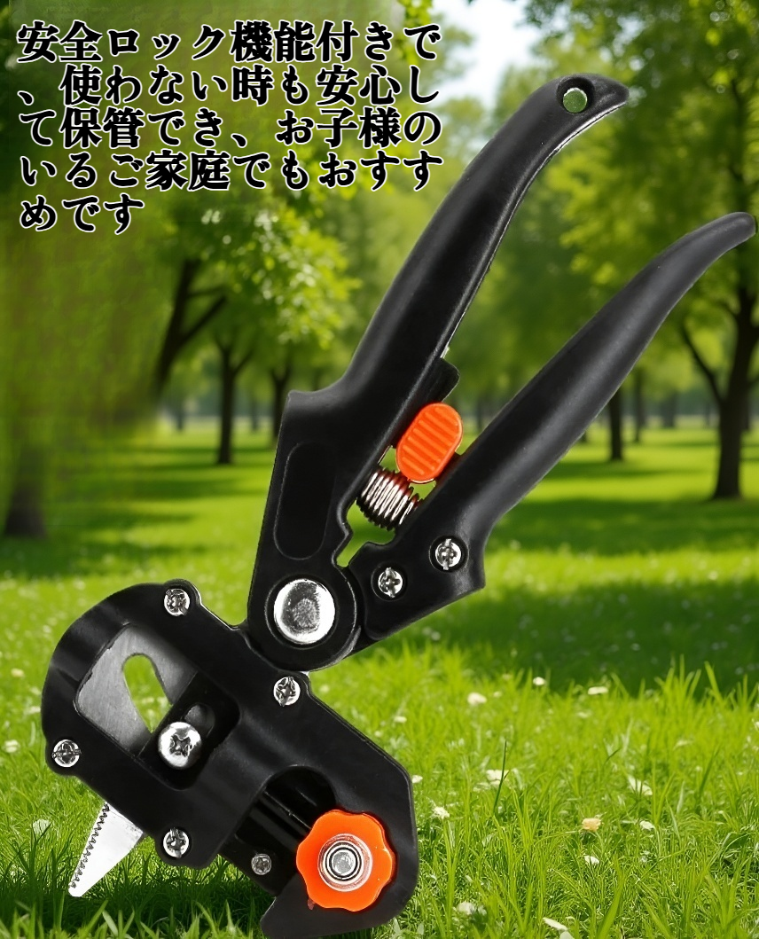 枝を剪定する様子