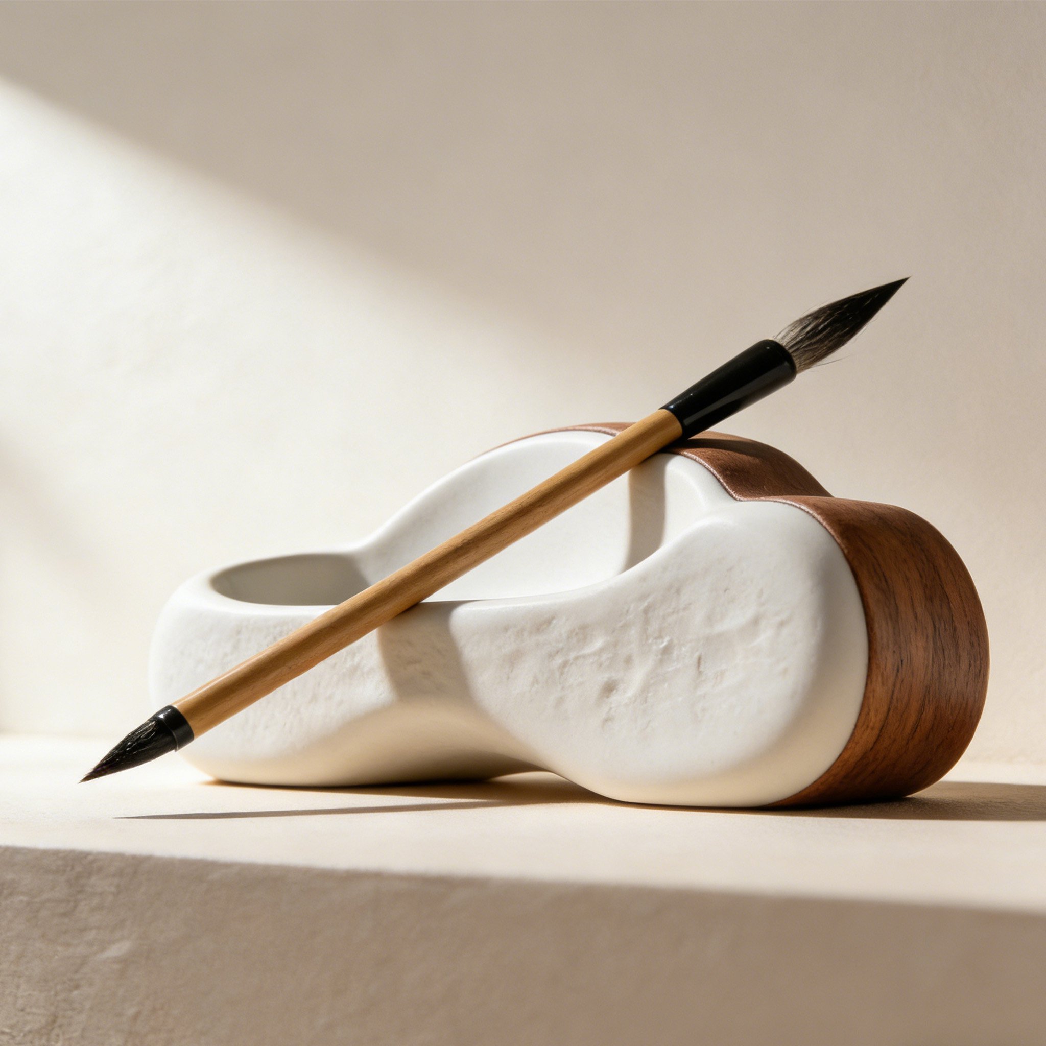 단목 조각 문진