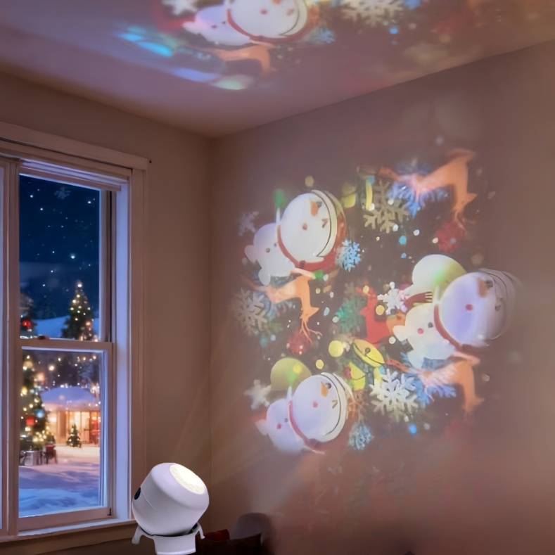 Luz Nocturna Giratoria de Colores