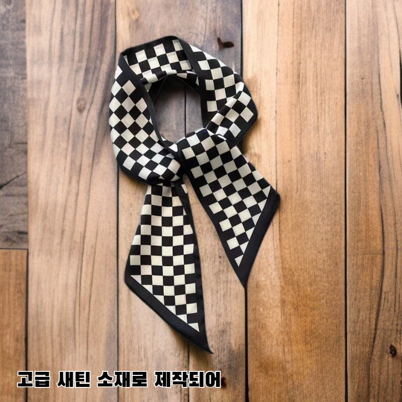 우아한 새틴 스카프