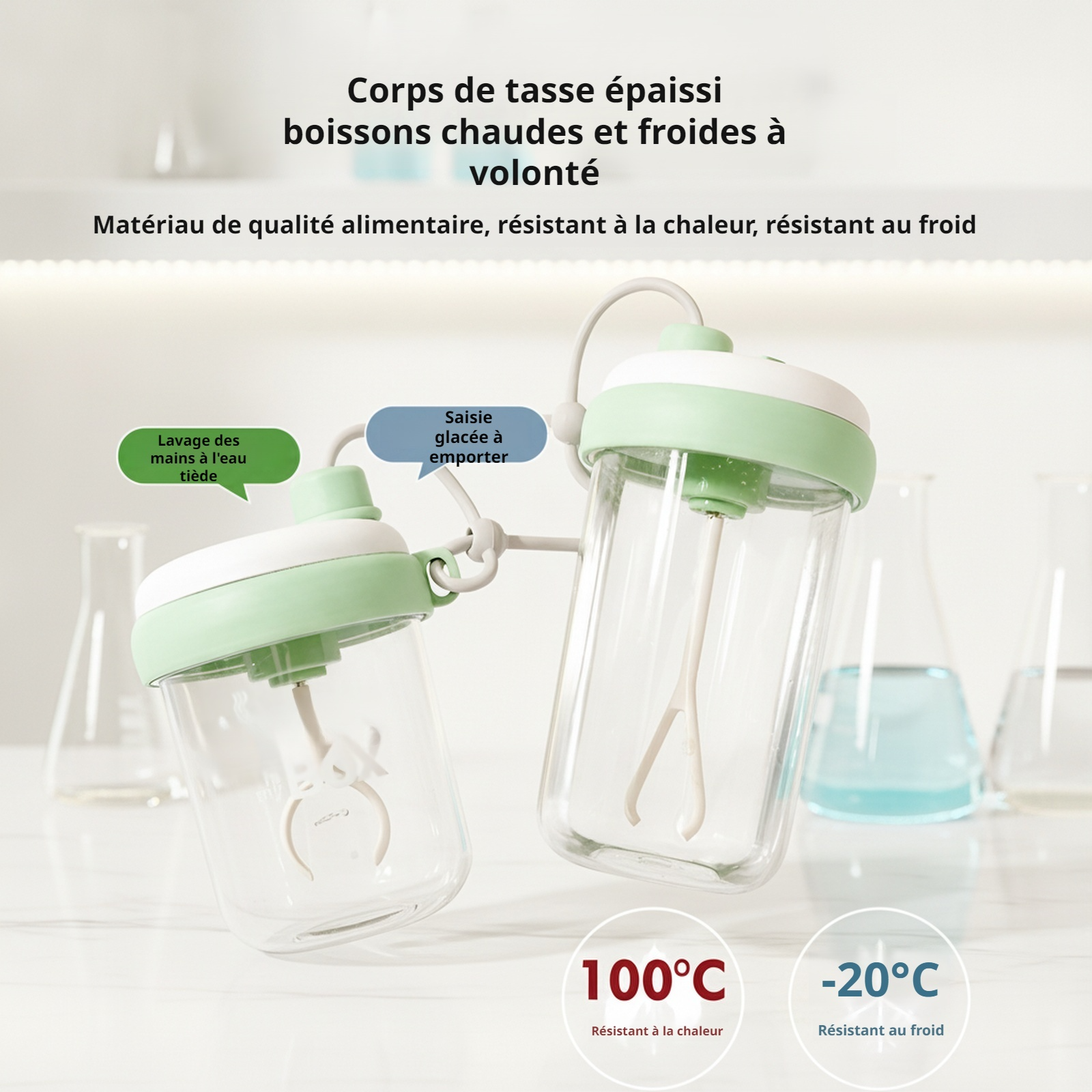 Gobelet automatique pour enfants, grande capacité, alimentaire, résistant à la chaleur, électrique